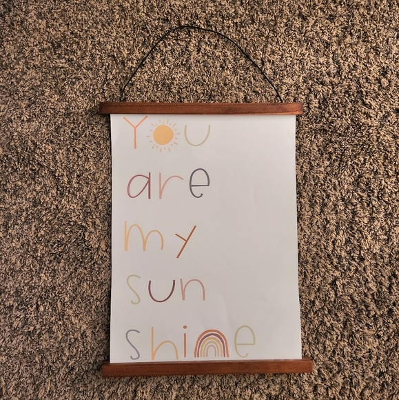 You Are My Sunshine Print - Picture 1 of 1